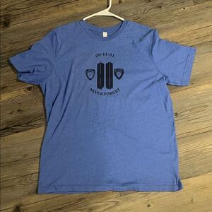 Bella Canvas Blue Never Forget Tee
